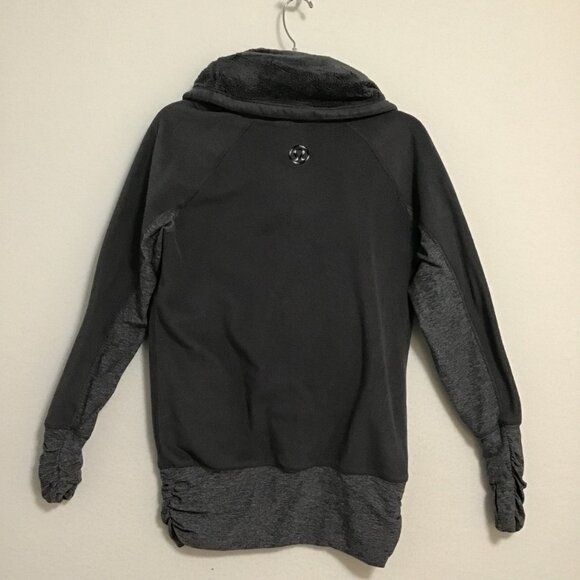 Lululemon Don’t Hurry Be Happy Pullover Coal / Heathered Coal Size 6 - Picture 9 of 14